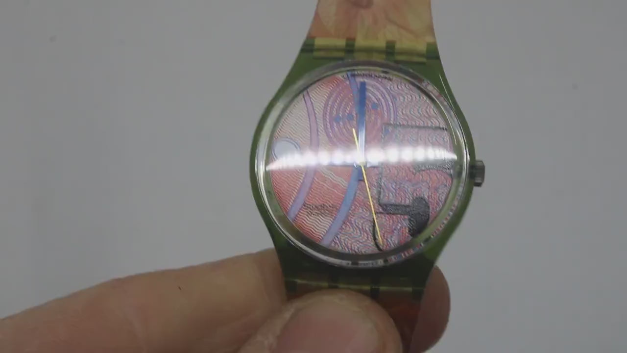 1991, Swatch, Gents, 'Franco', GG110, NEW and UNWORN, working fine, original strap