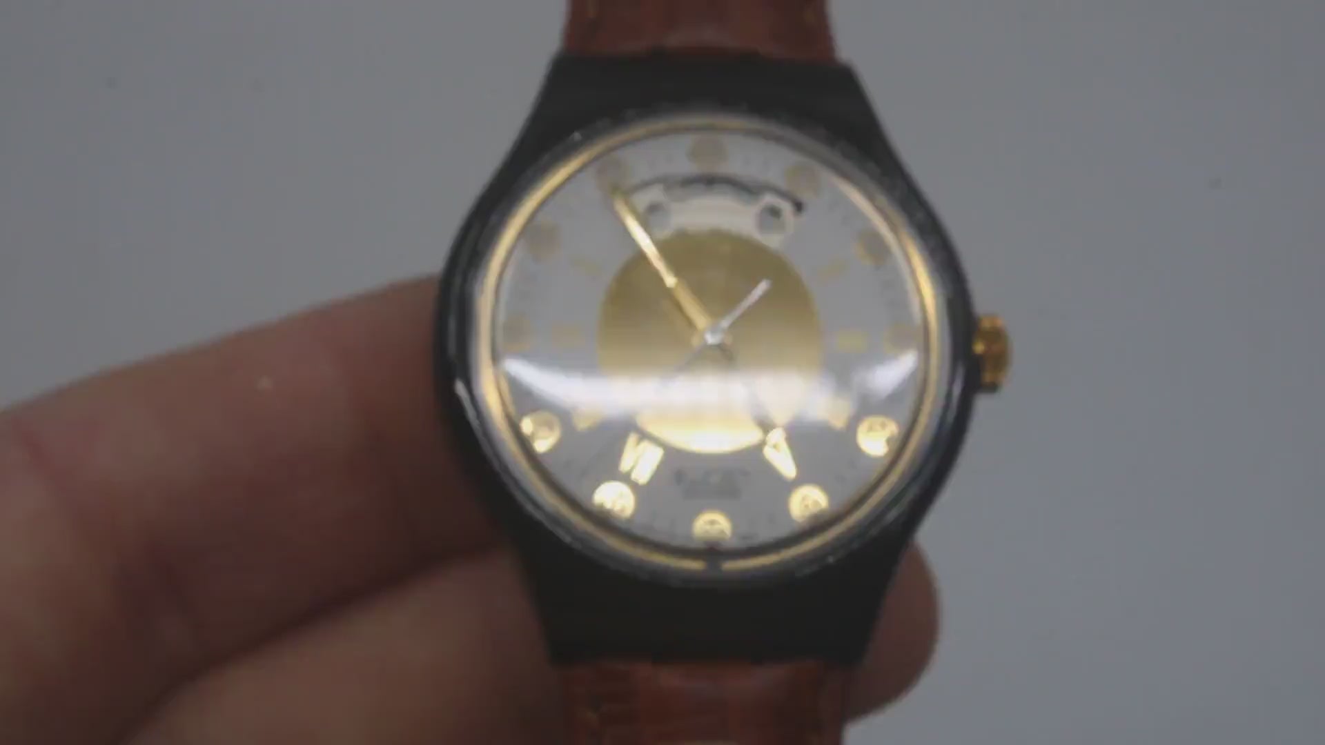 Swatch vintage Automatic watch, 5th Avenue, SAB101, new old stock, never worn