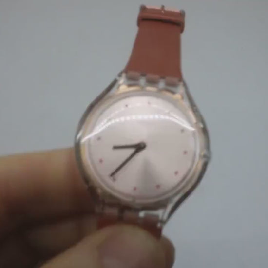 Skin Big Swatch 'Skin Amor' SVOK108, NO box, New Old Stock, Unworn, Watch is working, strap is original