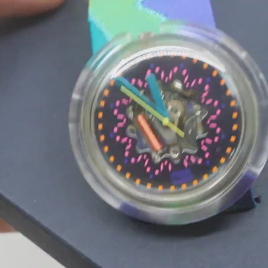 Vintage Pop Swatch, Veruschka, PWZ103, New Old Stock, Never Worn, working