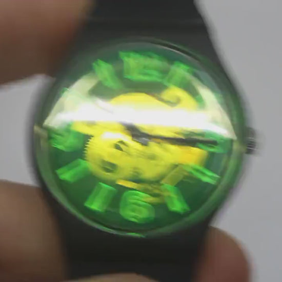 Swatch Watch New Gent 'Yellowboost' SUOB166, Working, New Old Stock, Never Worn