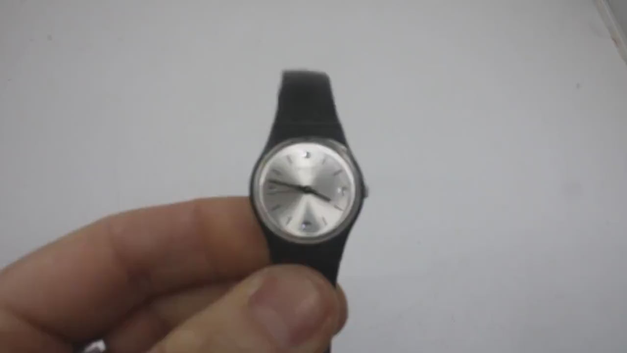 Swatch Ladies 25mm, Ton Etoile, LB177, working, original long, double wrap strap