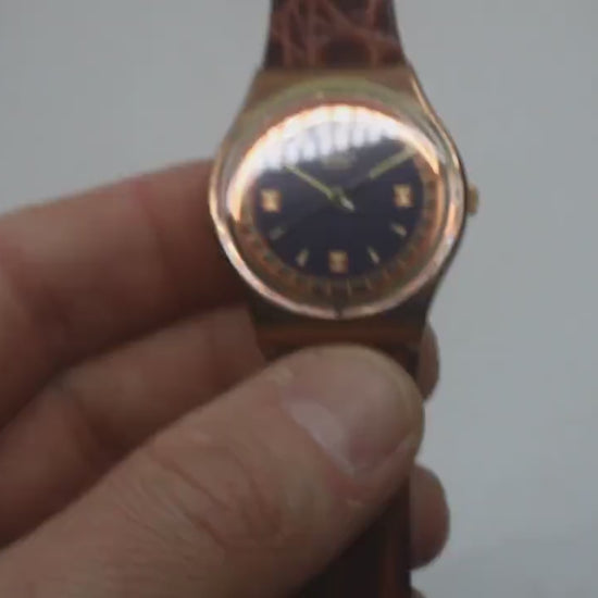Vintage Gents 34mm Swatch, PDG, GX122, new and unworn, working