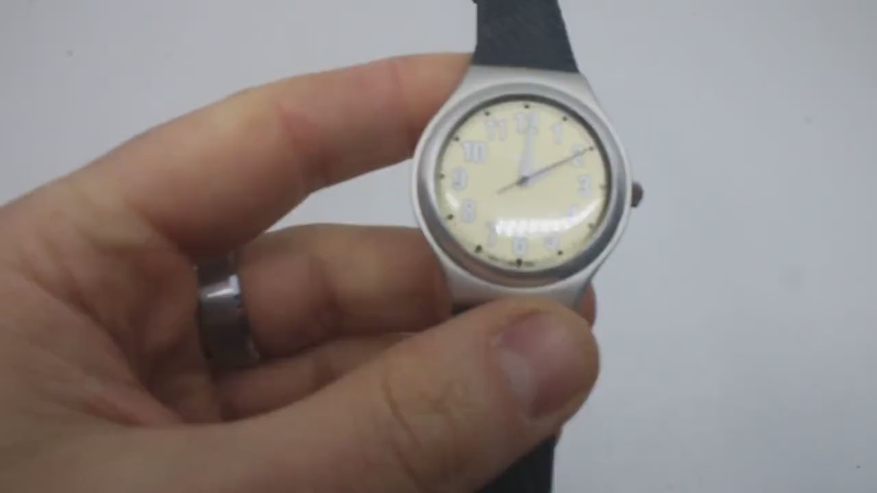 Swatch Irony, 'Night Flight' YGS1000, 1995, Nice, Used Condition, working
