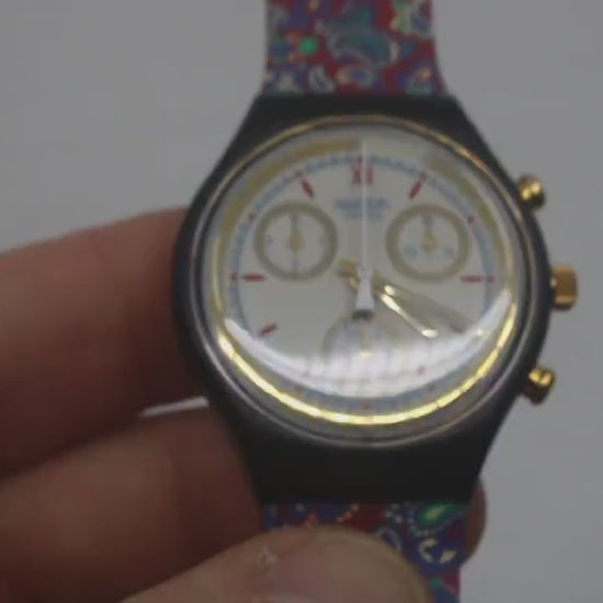 Vintage Chrono Swatch, SCB108, Award, New Old Stock, Unworn