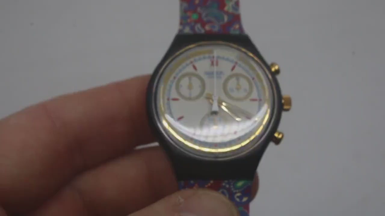 Vintage Chrono Swatch, SCB108, Award, New Old Stock, Unworn