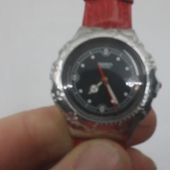 1996 Vintage Swatch Scuba Irony 'Lava Rock' YDS401, very nice condition, working