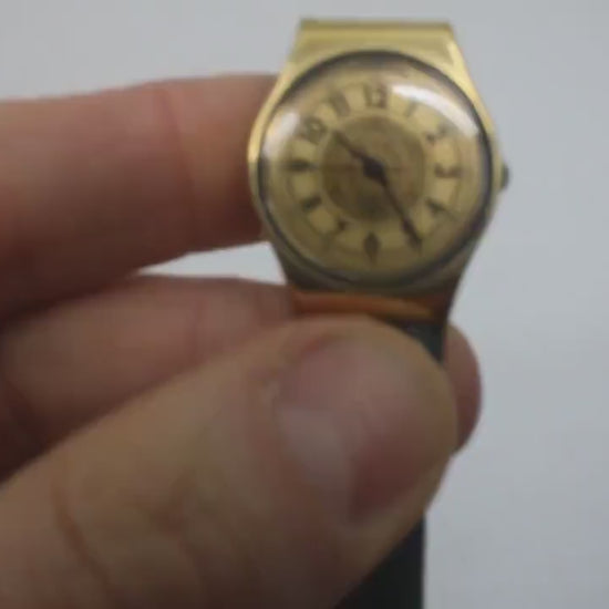 Vintage ladies Swatch, LX100, 'Noblesse Oblige' NO box, working, Good Used Condition