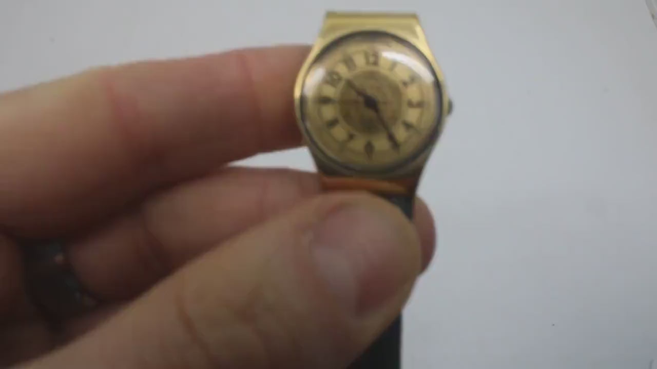 Vintage ladies Swatch, LX100, 'Noblesse Oblige' NO box, working, Good Used Condition