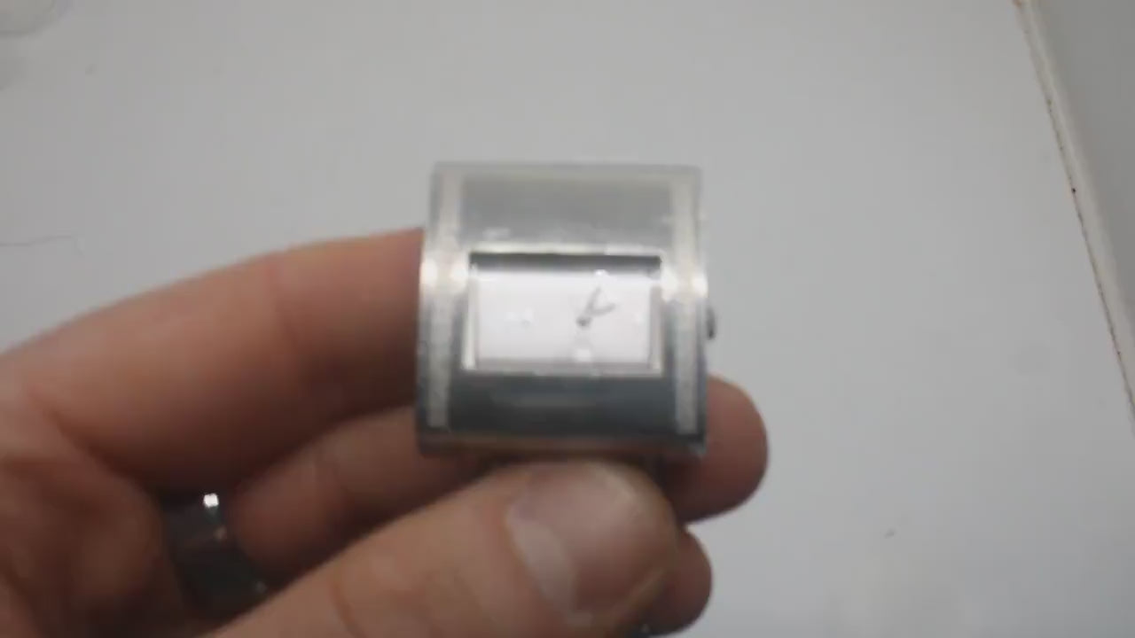 Swatch Irony Lady Square, YUS120G, 'Chroma Lux', vintage nice, used Condition