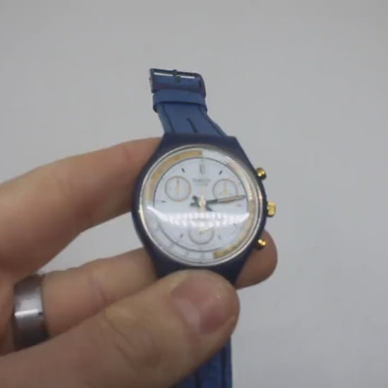 Chrono Swatch, Skipper,  SCN100, Working, New Old Stock, Never Worn