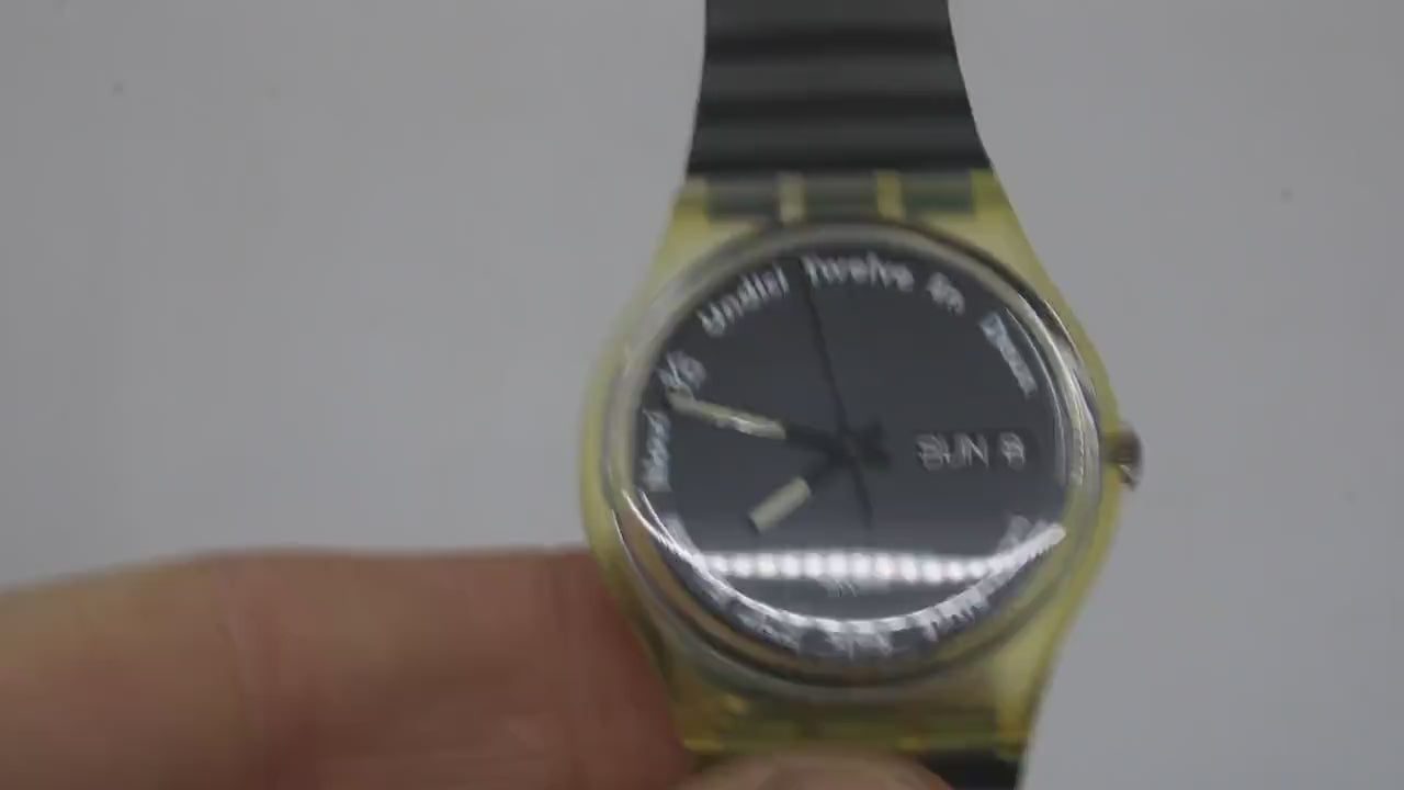 Swatch, Gents, 1992, 'Gutenberg', GK703, unworn, never used, working fine
