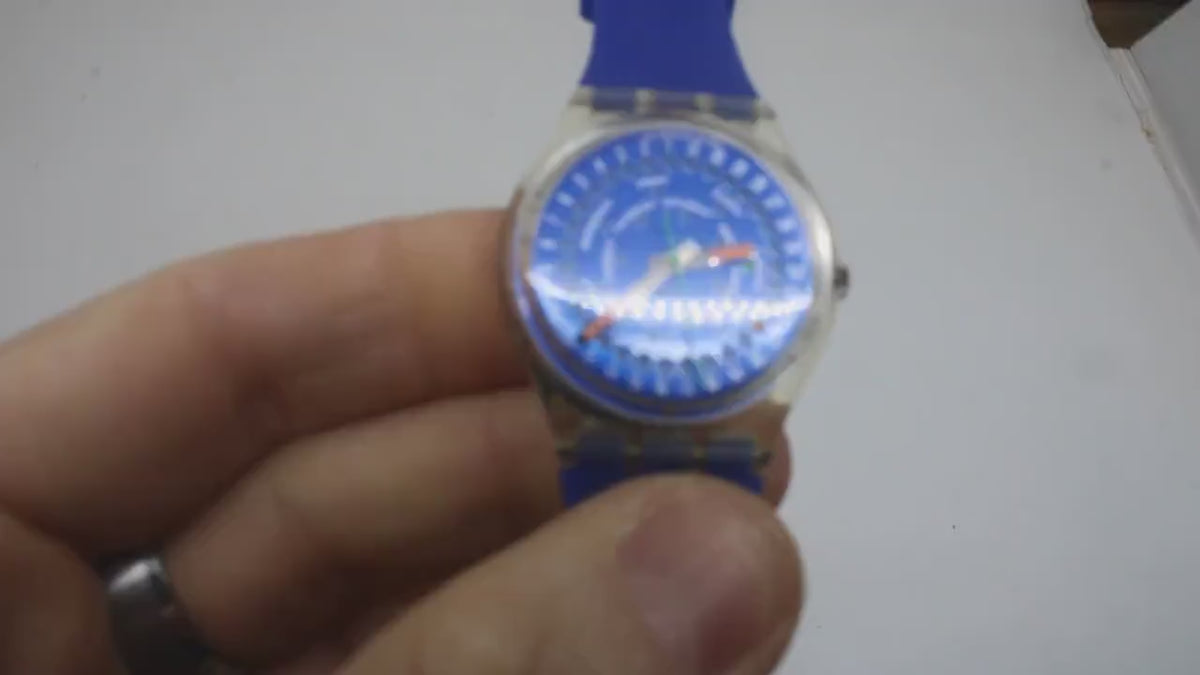 Swatch, 34mm Gents, Drop, GK708/709, Very Nice, Used Condition, Working