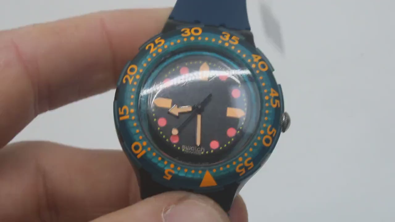 Scuba SDB100, Barrier Reef, vintage Swatch, Nice, Used Condition, Working