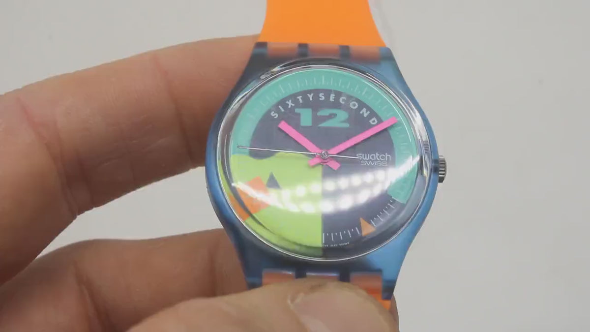 Gents Swatch, Nosewheelie, GN115, New Old Stock, Never Worn, working