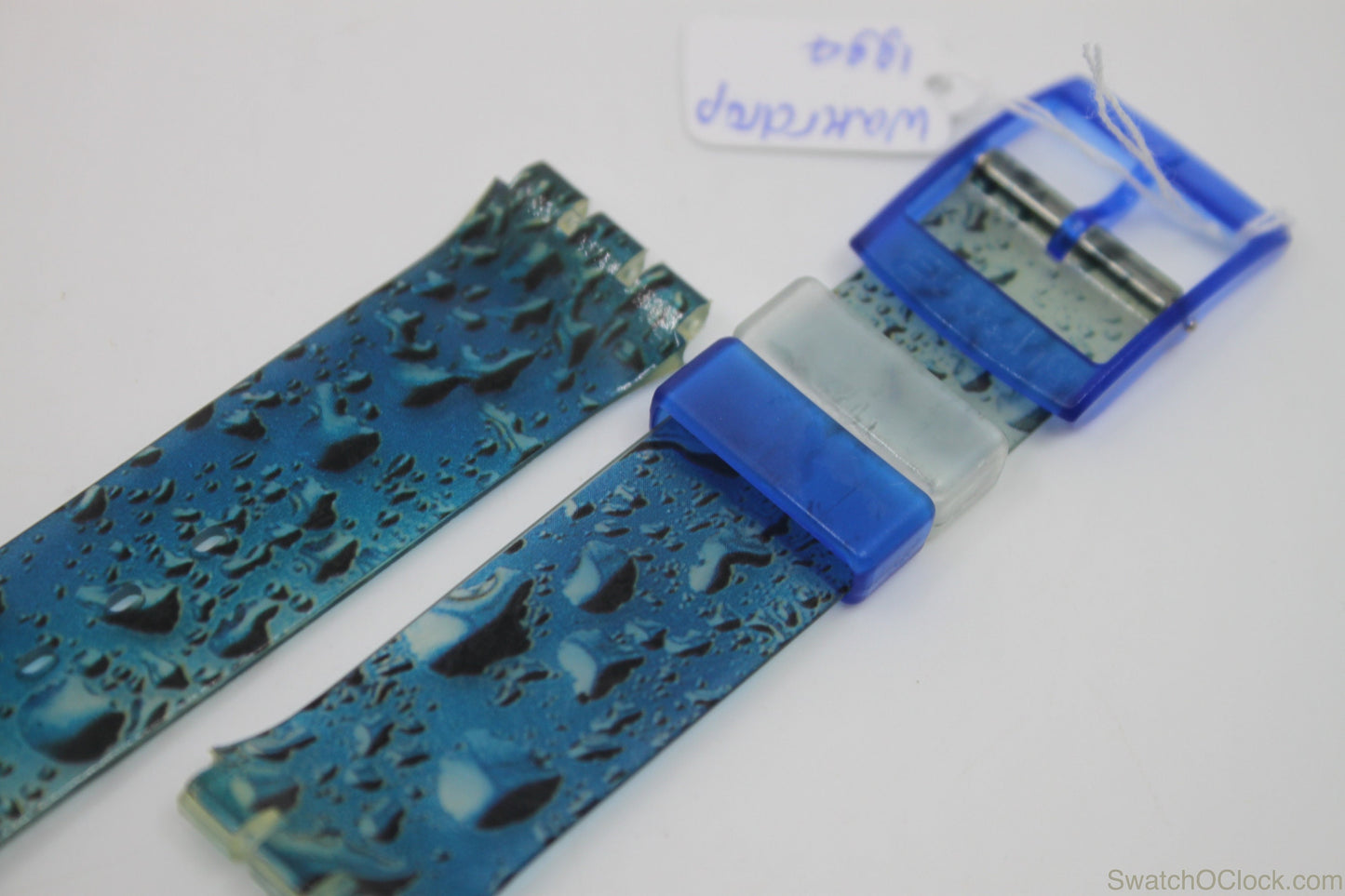 1994, Vintage Swatch Strap, 'Waterdrop', SDK123, Scuba, New Old Stock