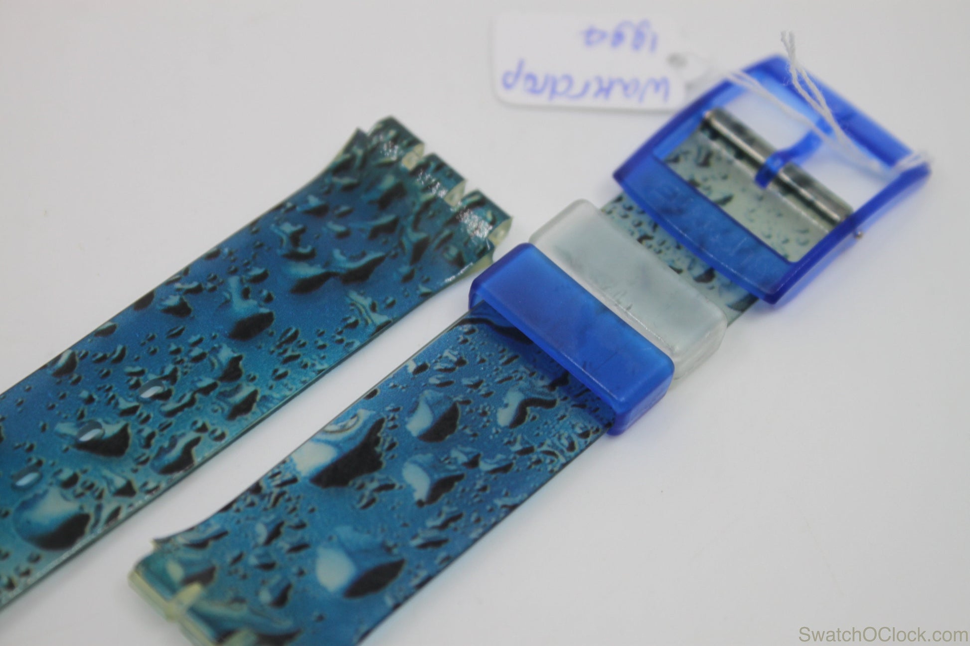 1994, Vintage Swatch Strap, 'Waterdrop', SDK123, Scuba, New Old Stock
