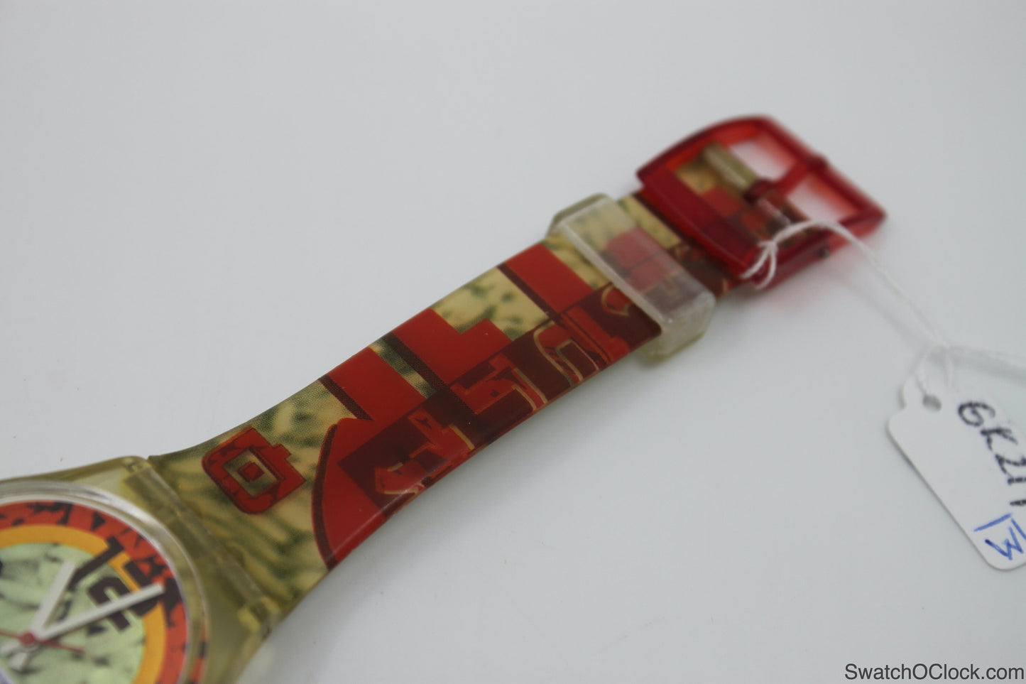 1996, Vintage Gents Swatch 'Ricecake', GK217, NO box, In Good Nearly Mint Condition, working 100%, Original strap