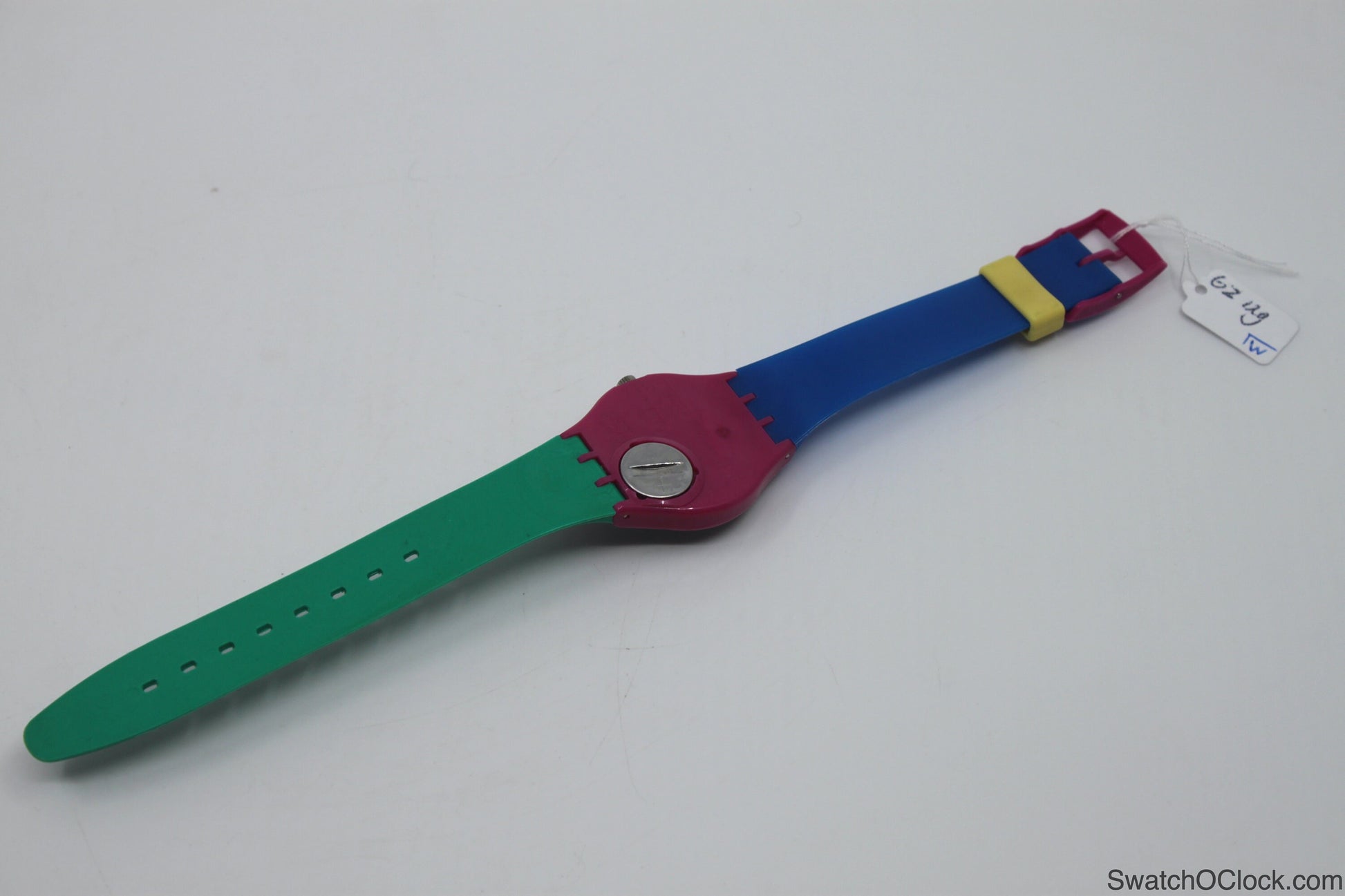 1994, Vintage Gents Swatch. 'Crystal Surprise' GZ129 with convex glass, near mint condition, working 100%,