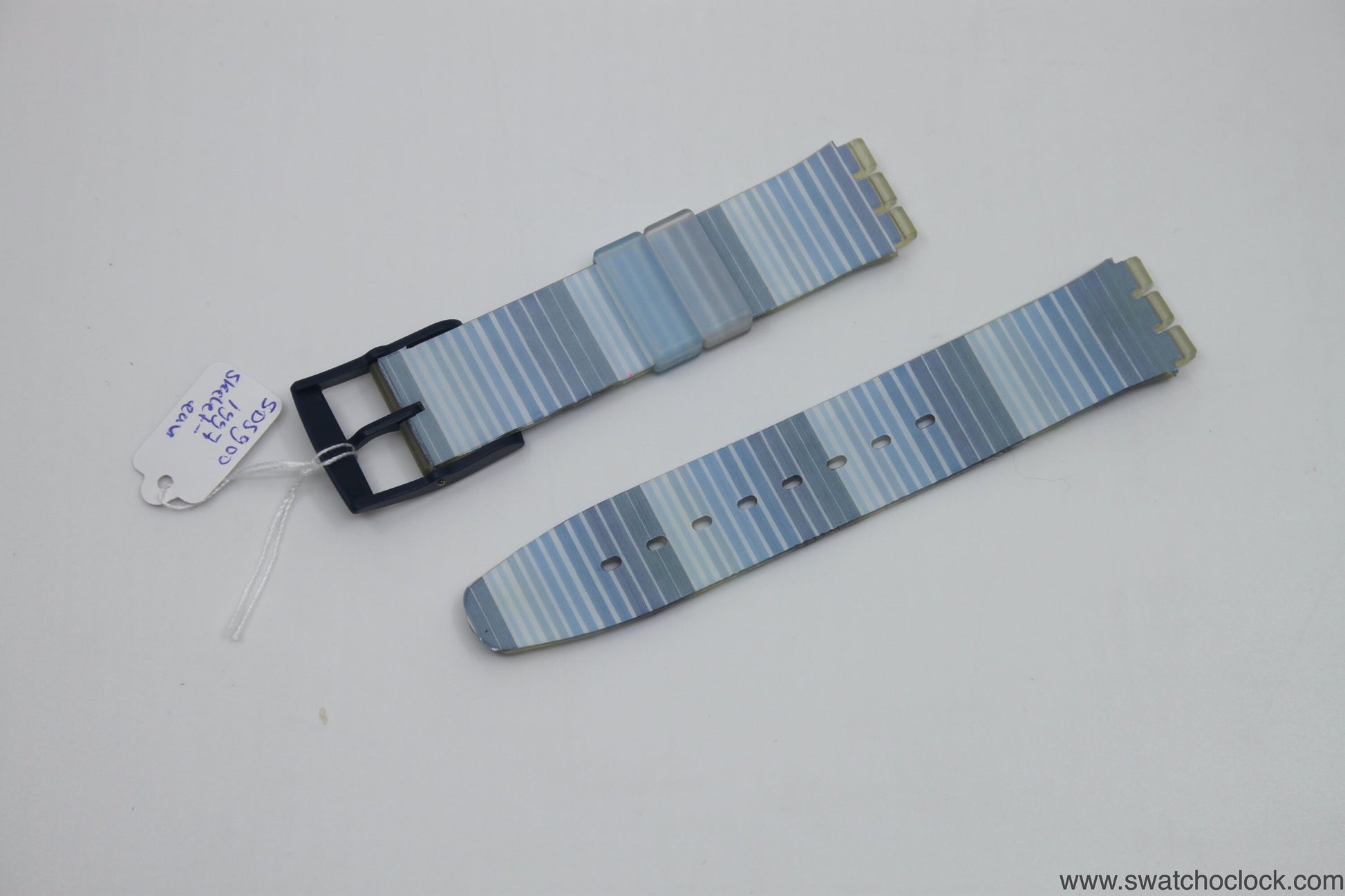 1997, Vintage Swatch Strap, 'Skelet-eau', SDS900, Scuba Loomi, New Old Stock