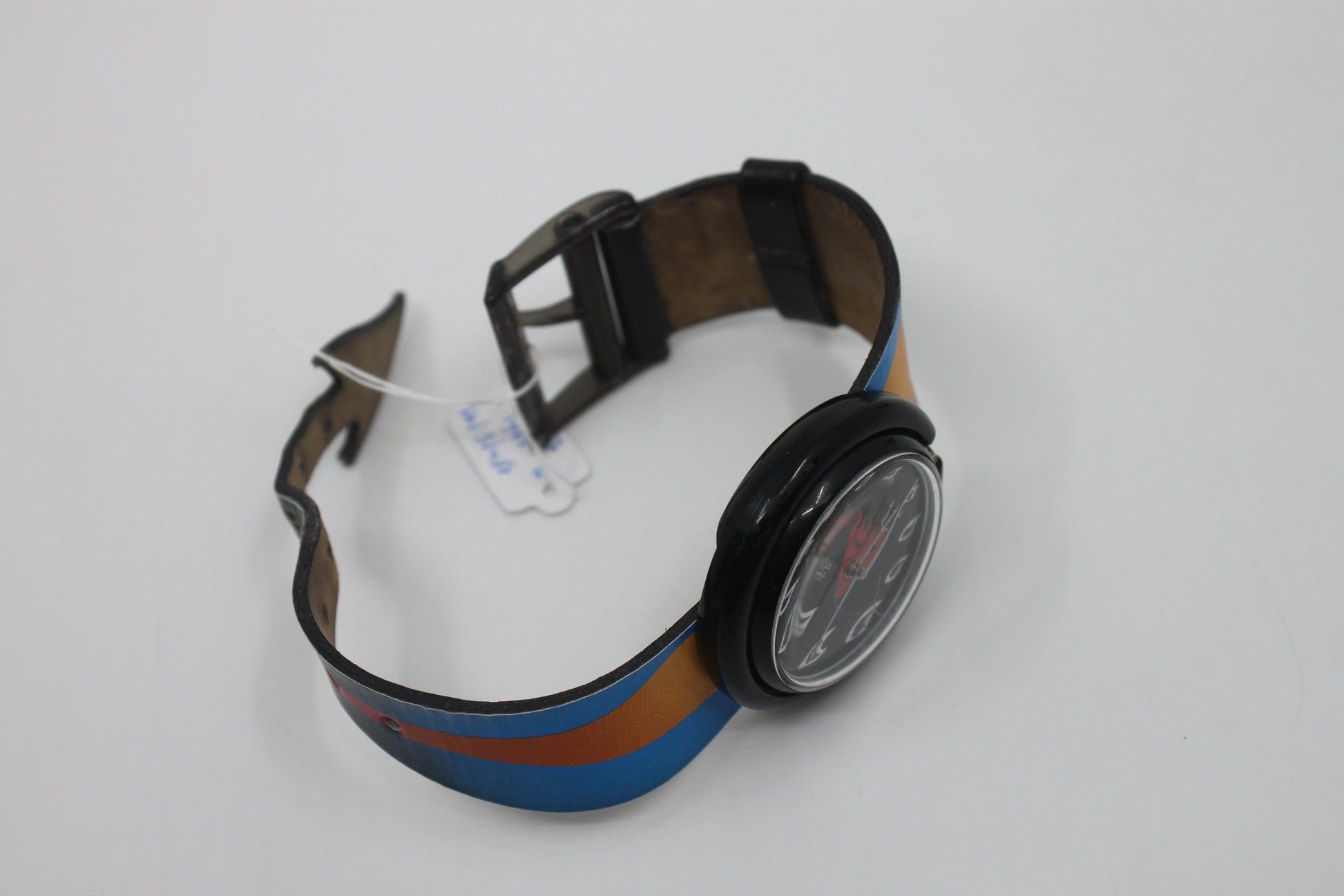 Vintage 1995 PMB103 Pop Swatch, 'Hot Stuff', Working 100%, Used Condition