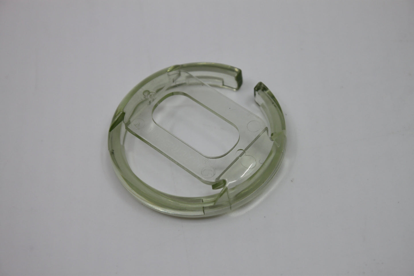 1990s, Vintage Pop Swatch Midi Size Ring, Brand New unused, NEW OLD STOCK, clear light green & shiny