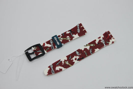 1996, Vintage Swatch Strap, 'Smilla', GZ701, Gents, New Old Stock