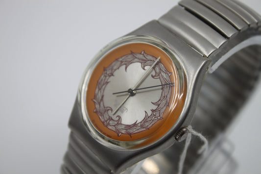 1993 Vintage Gents Swatch 'Voie Humane' GX126, in good condition, working 100% with brand new, non-original strap