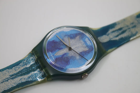 1991 Vintage Gents Swatch 'Test' GZ118, in MINT/UNUSED, original condition, working 100%