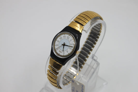 1992, Vintage ladies Swatch, 'Raissa' LB121, NO box, Nice, used condition, working 100%, NON-original strap