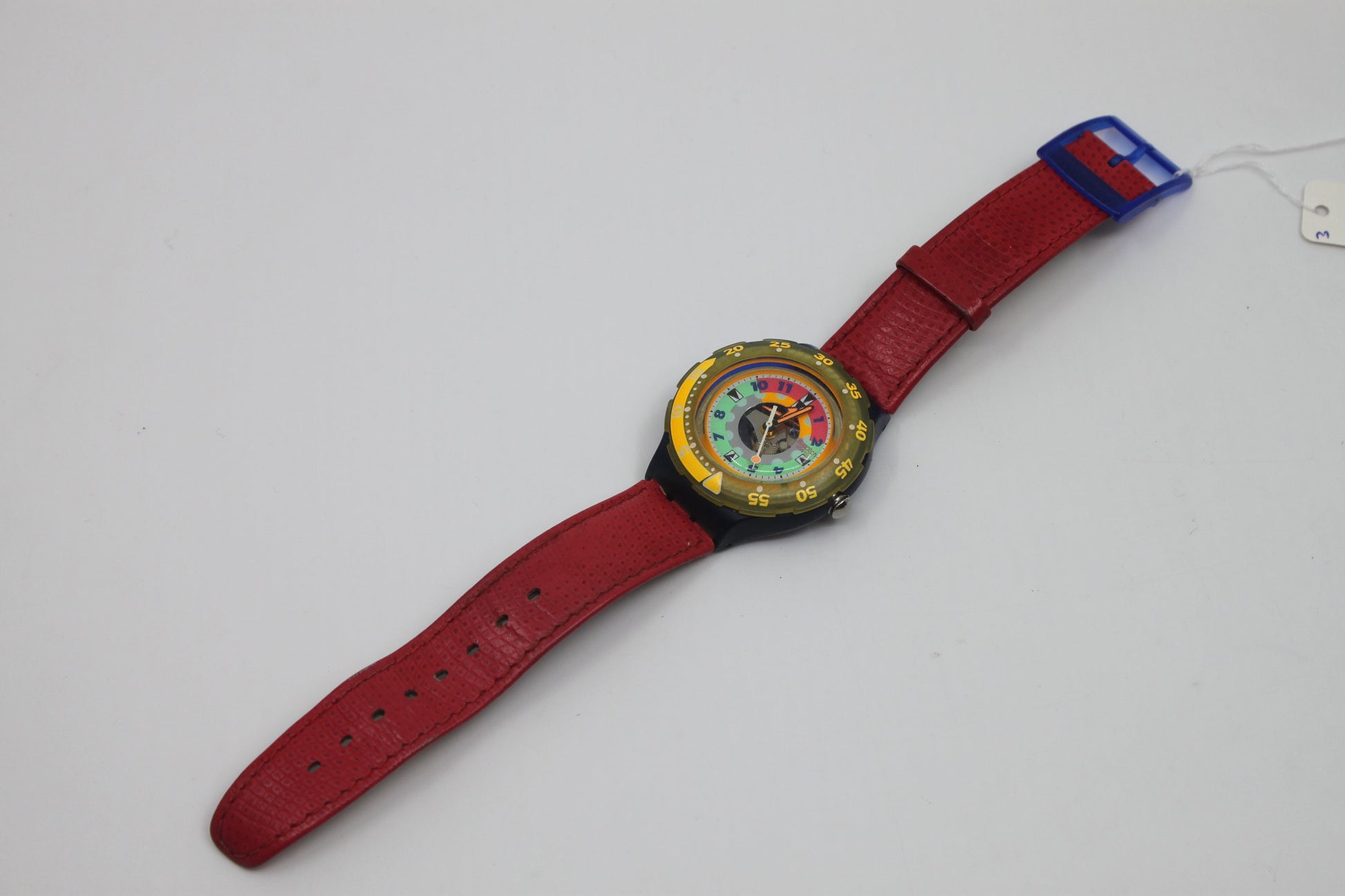 1995 Vintage Swatch Scuba 'Lobster' SDN118, Good Condition, Original Strap, Working 100%