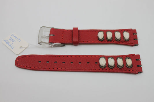 1995 Vintage Gents Swatch Strap, 'Athletics', GM131, 17mm, Unused, NEW OLD STOCK