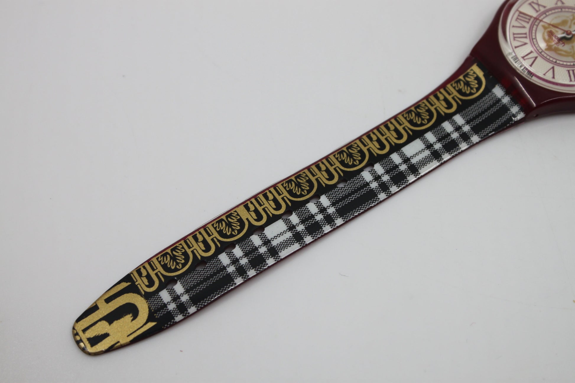 1995 Vintage Gents Swatch 'Mr. Watson' GR128, NEW OLD STOCK, Never Worn, working 100% with original strap