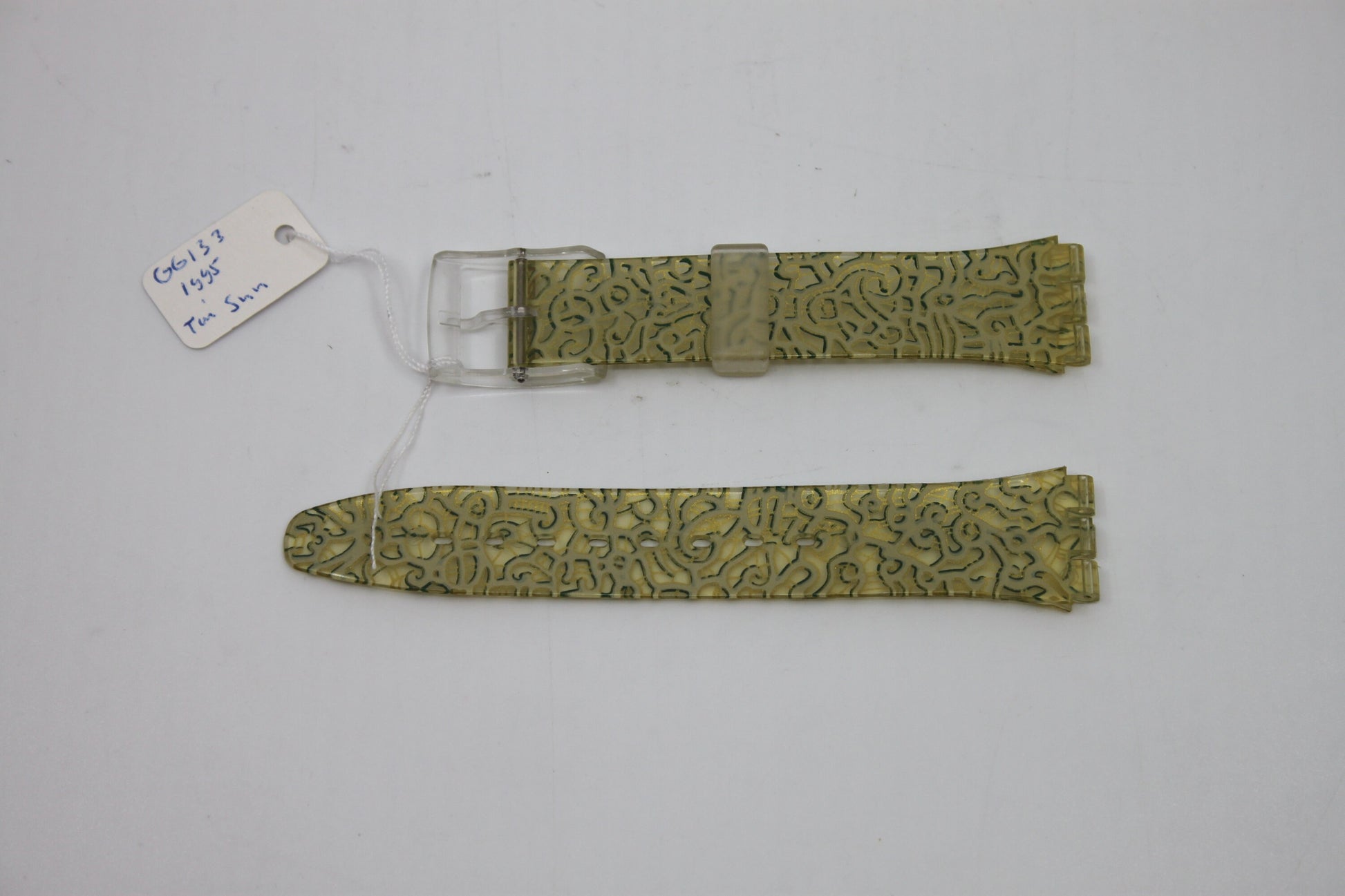 1995, Vintage Swatch Strap, 'Tai Sun', GG133, 17mm, Gents, New Old Stock