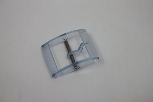 1990s, Vintage Original Swatch Buckle + Pin Set, for Aqua Chrono (and others?), Translucent Blue