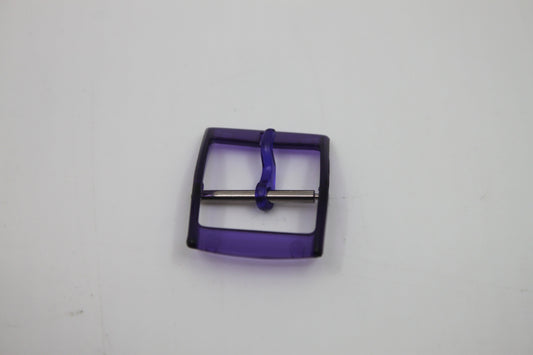 1990s, Vintage Original Swatch Buckle + Pin Set, for Original GENTS only, Translucent Purple