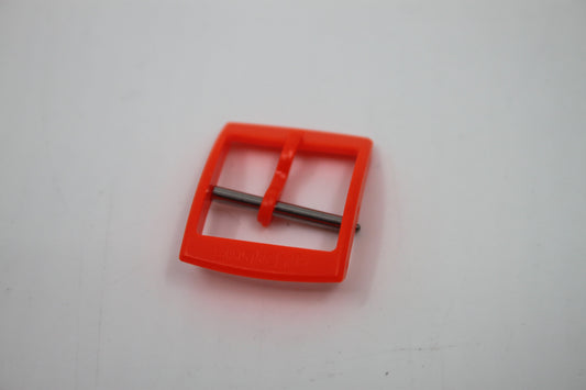 1990s, Vintage Original Swatch Buckle + Pin Set, for Original GENTS only, Solid Orange
