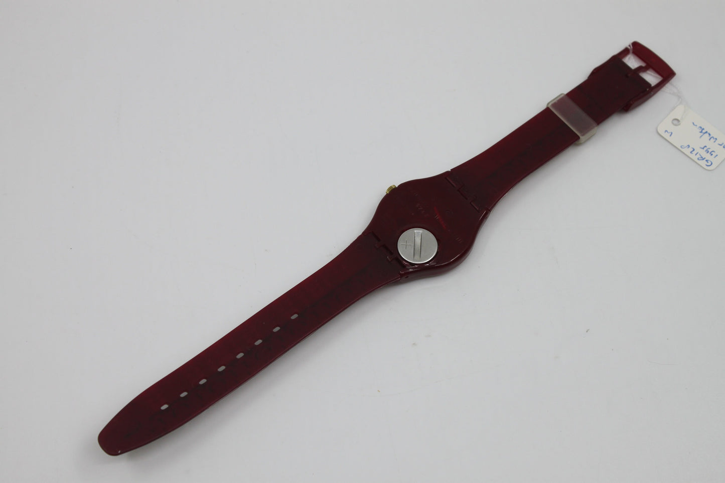 1995 Vintage Gents Swatch 'Mr. Watson' GR128, NEW OLD STOCK, Never Worn, working 100% with original strap