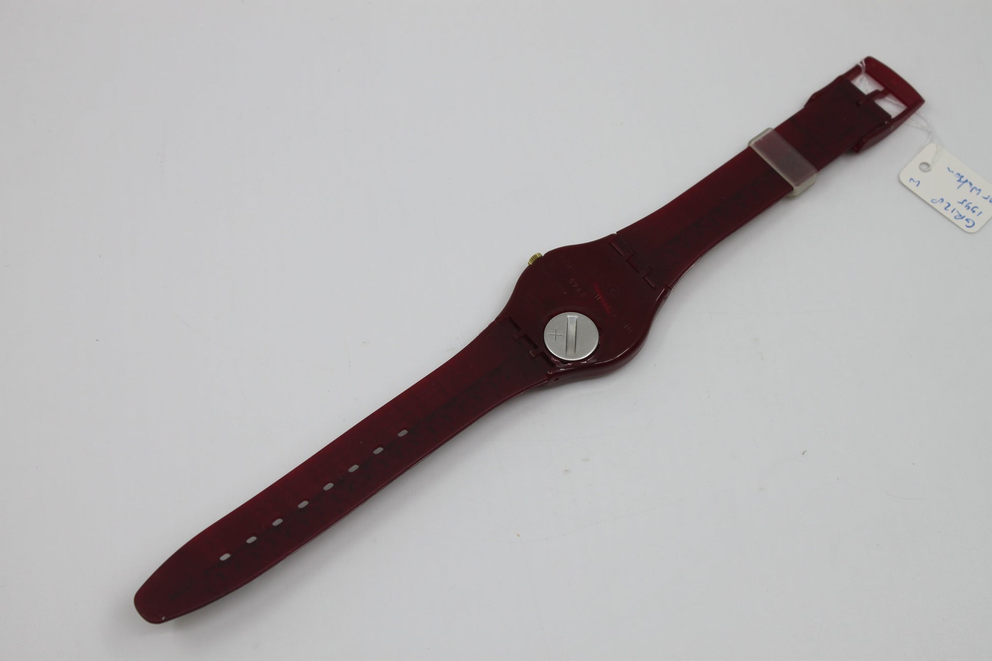 1995 Vintage Gents Swatch 'Mr. Watson' GR128, NEW OLD STOCK, Never Worn, working 100% with original strap