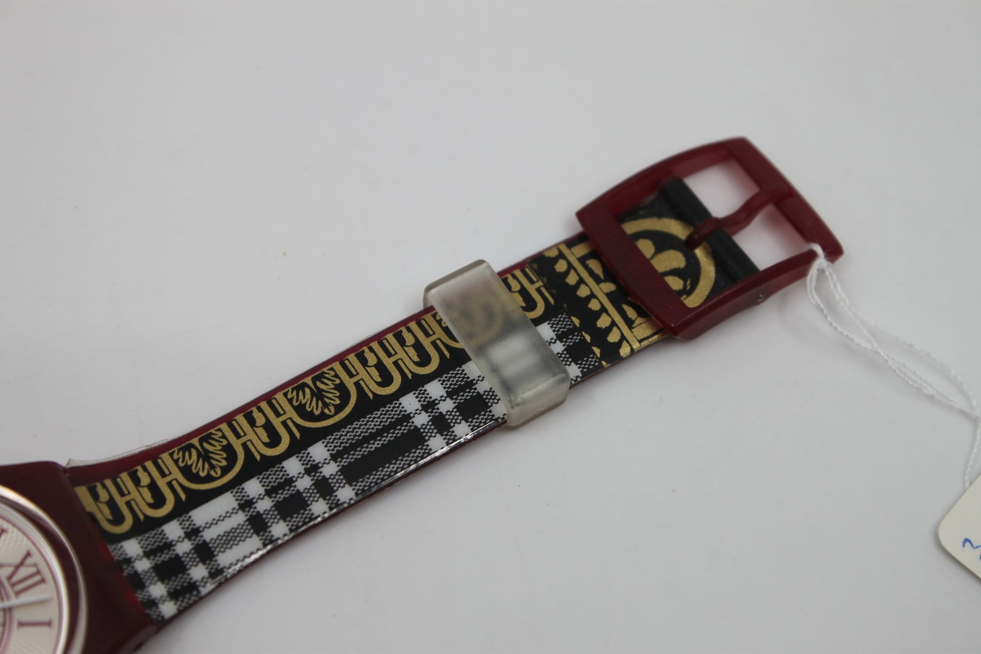 1995 Vintage Gents Swatch 'Mr. Watson' GR128, NEW OLD STOCK, Never Worn, working 100% with original strap