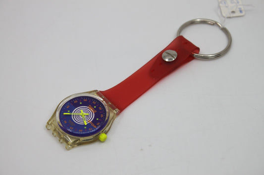 Unique, Vintage Swatch Keychain, SSK101, 1993, 'Orologio', made from recycled, NON-working Gents Swatch watch