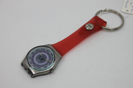 Unique, Vintage Swatch Keychain, GX123, 1992, 'Alexander', made from recycled, NON-working Gents Swatch watch