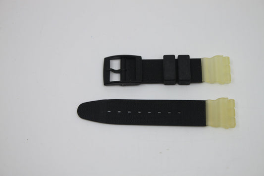 1997, Vintage Swatch Strap, 'Assault', SBK114, Aqua Chrono, 19mm, NEW OLD STOCK, Never Used