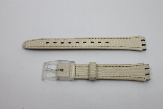 1993, Vintage Swatch Strap, 'Ginger Elle', LK140 Ladies, New Old Stock, Leather Strap