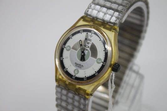 1993 Vintage Gents Stop Swatch 'Rusher' SSK108/109, in good condition, working 100% with the original strap