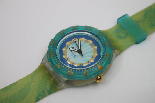 1994, Vintage Swatch Scuba 'Seahorse' SDK119, NEW OLD STOCK, working perfectly