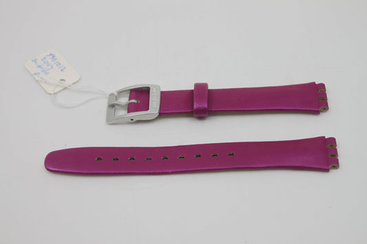 2004, Vintage Ladies Swatch Strap, 'Suitable Pink', YSS1012, 12mm, New Old Stock