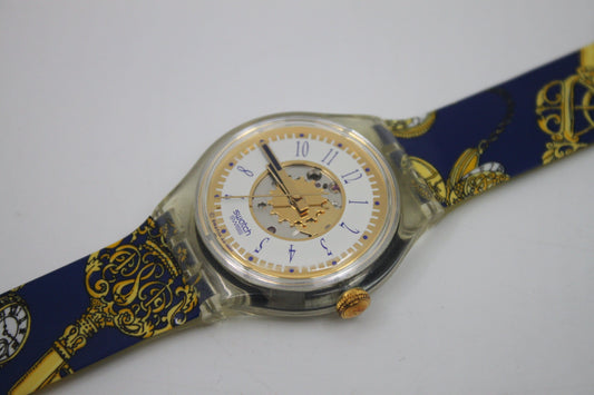 1993 'St. Peters Gate' Vintage Gents Automatic Swatch SAK106, New Old Stock, Never Used, with the original strap