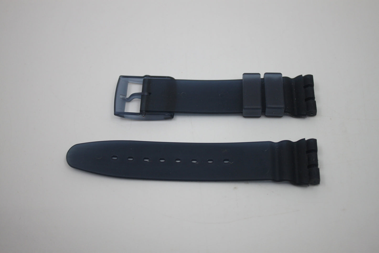 1997, Vintage Swatch Strap, 'Inky Water', SBM106, Aqua Chrono, 19mm, NEW OLD STOCK, Never Used