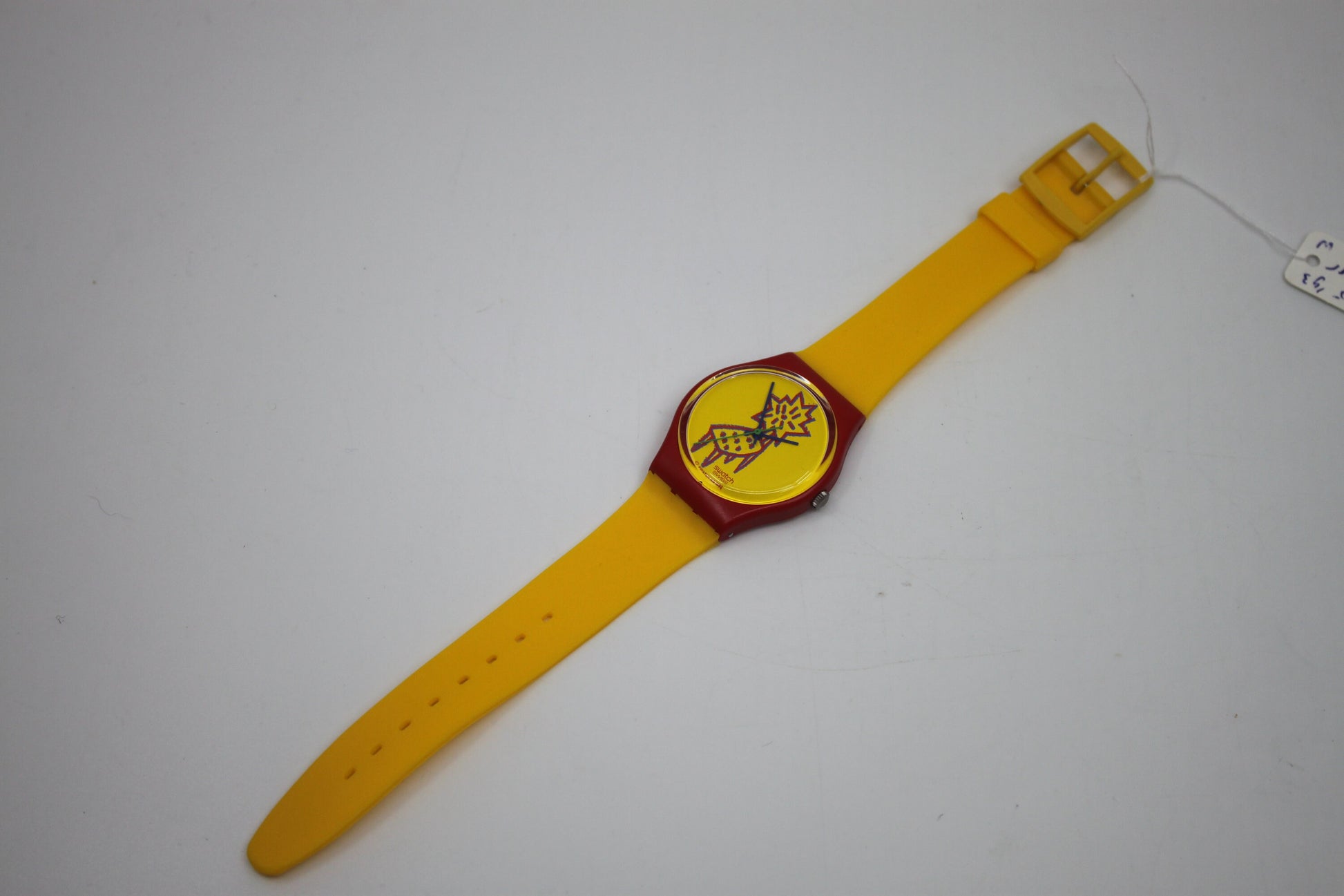 1993 Vintage Swatch watch 'Dot Chair', GR115, working 100% New Old Stock, Unworn, with NON-original strap